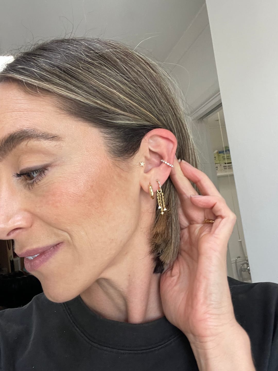 Customer photo review of BLISS Conch Hoop