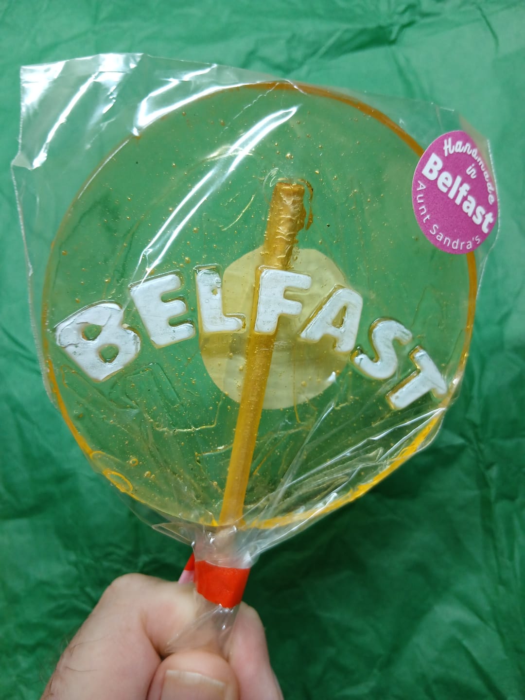 Customer photo review of Belfast Lolly | Aunt Sandra's