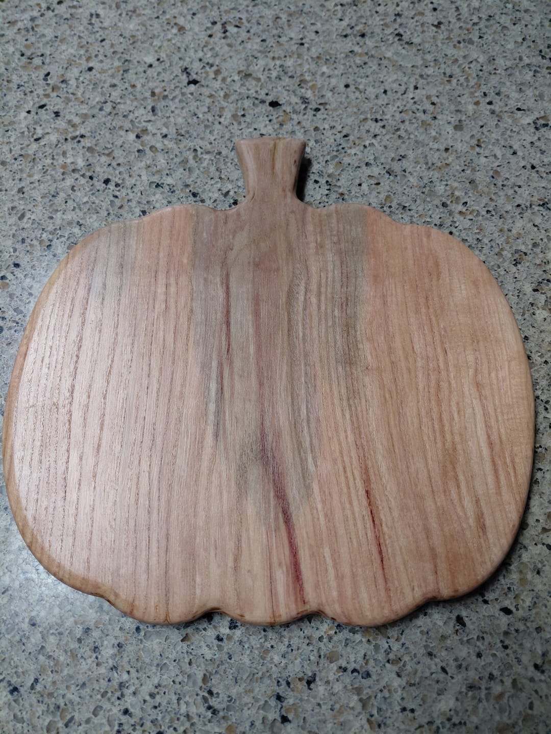 Customer photo review of 11.75x11.75" Pumpkin Serving Board Acrylic Router Template