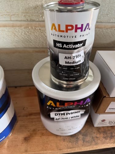 Customer photo review of DTM Primer-Sealer AP-7541 Kit | Alpha Automotive Paint