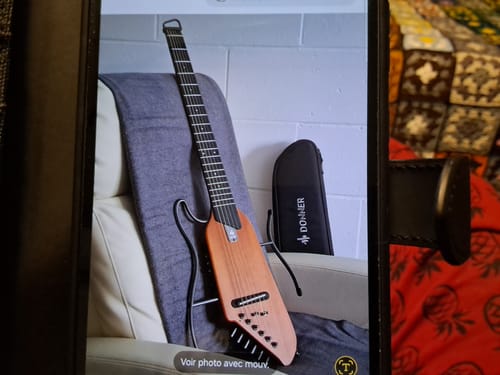 Customer photo review of Donner HUSH™ I Acoustic-Electric Travel Guitar