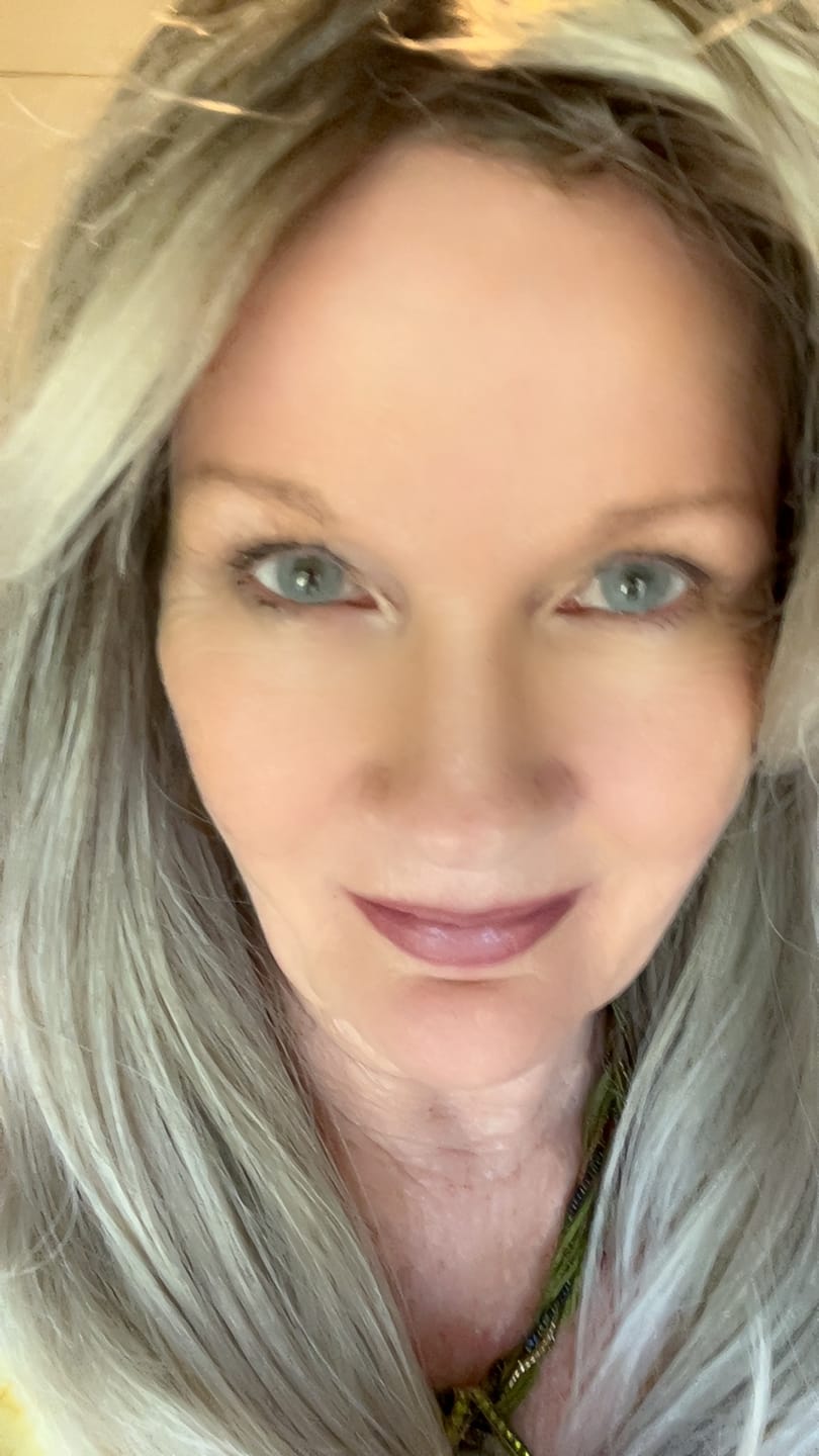 Customer photo review of FANTASY SNOW FLAKE Prescription Colored Contact Lenses