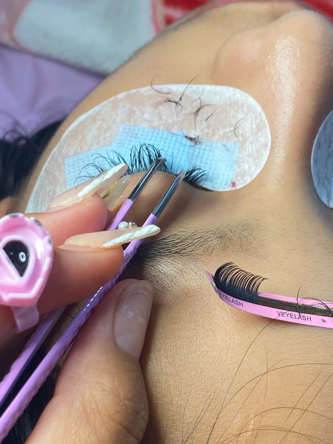 Customer photo review of LC Glam Box professional Lash kit