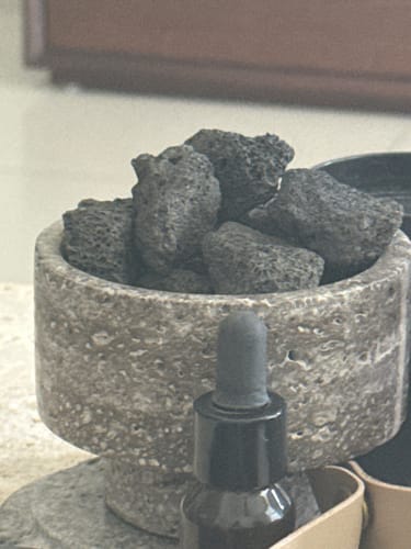 Customer photo review of Rock Natural Stone Diffuser - FB-T25010