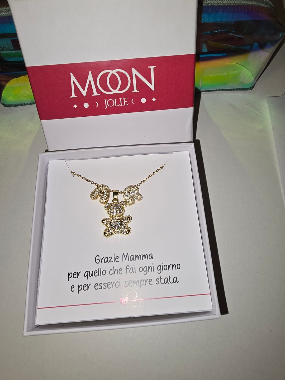 Customer photo review of Collana Teddy Mama