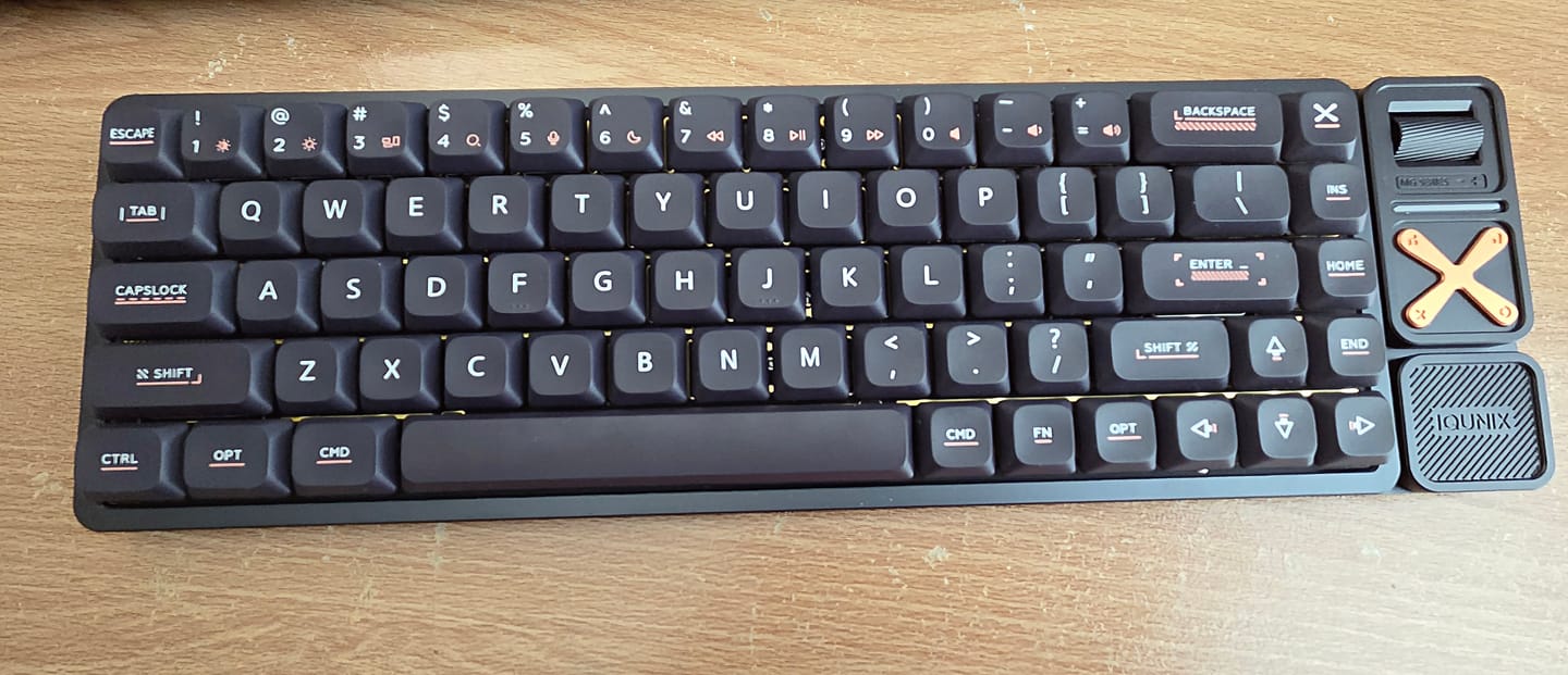 Customer photo review of IQUNIX Magi65 Aluminum Low Profile Mechanical Keyboard