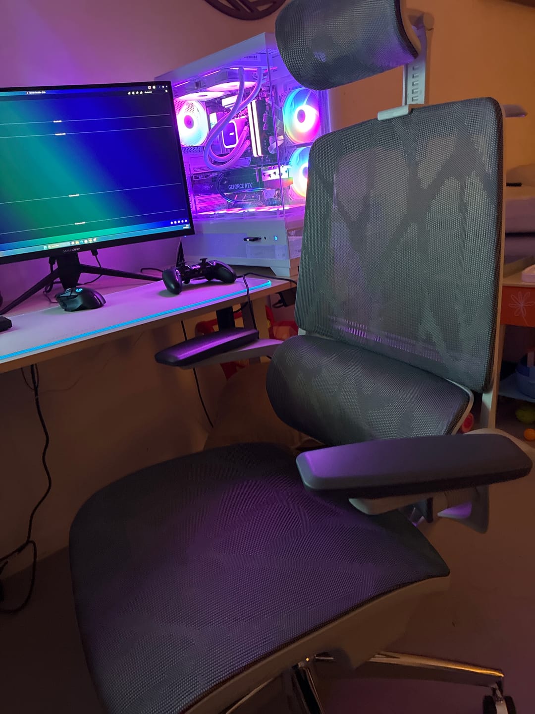 Customer photo review of M59AS Chaise de bureau ergonomique