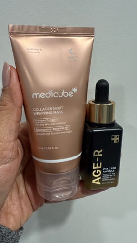 Customer photo review of MEDICUBE Age-R Vita C Pro Ampoule
