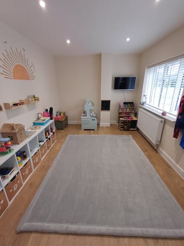 Customer photo review of Grey Play Mat