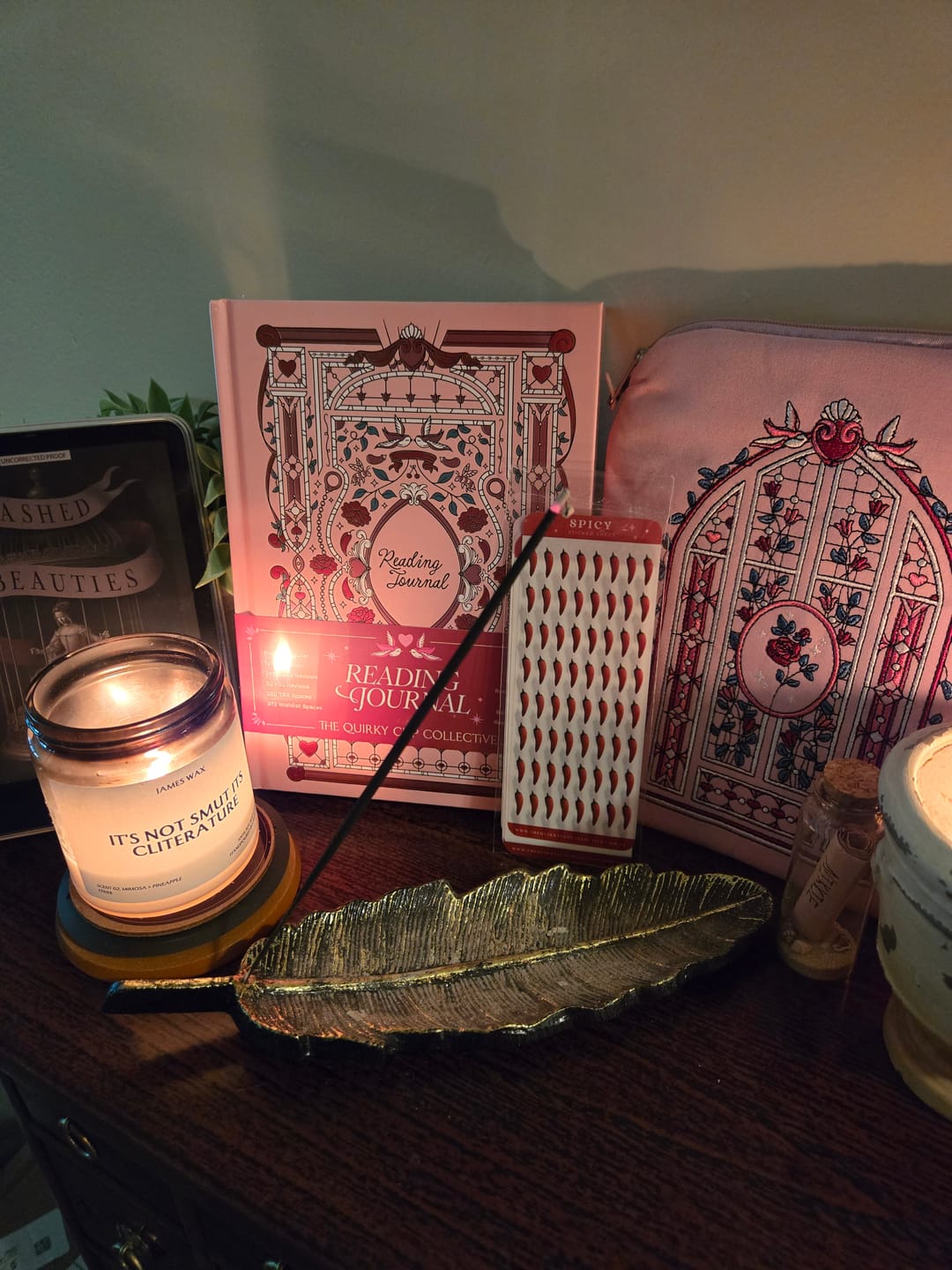 Customer photo review of Reading Journal - Sugar & Spice