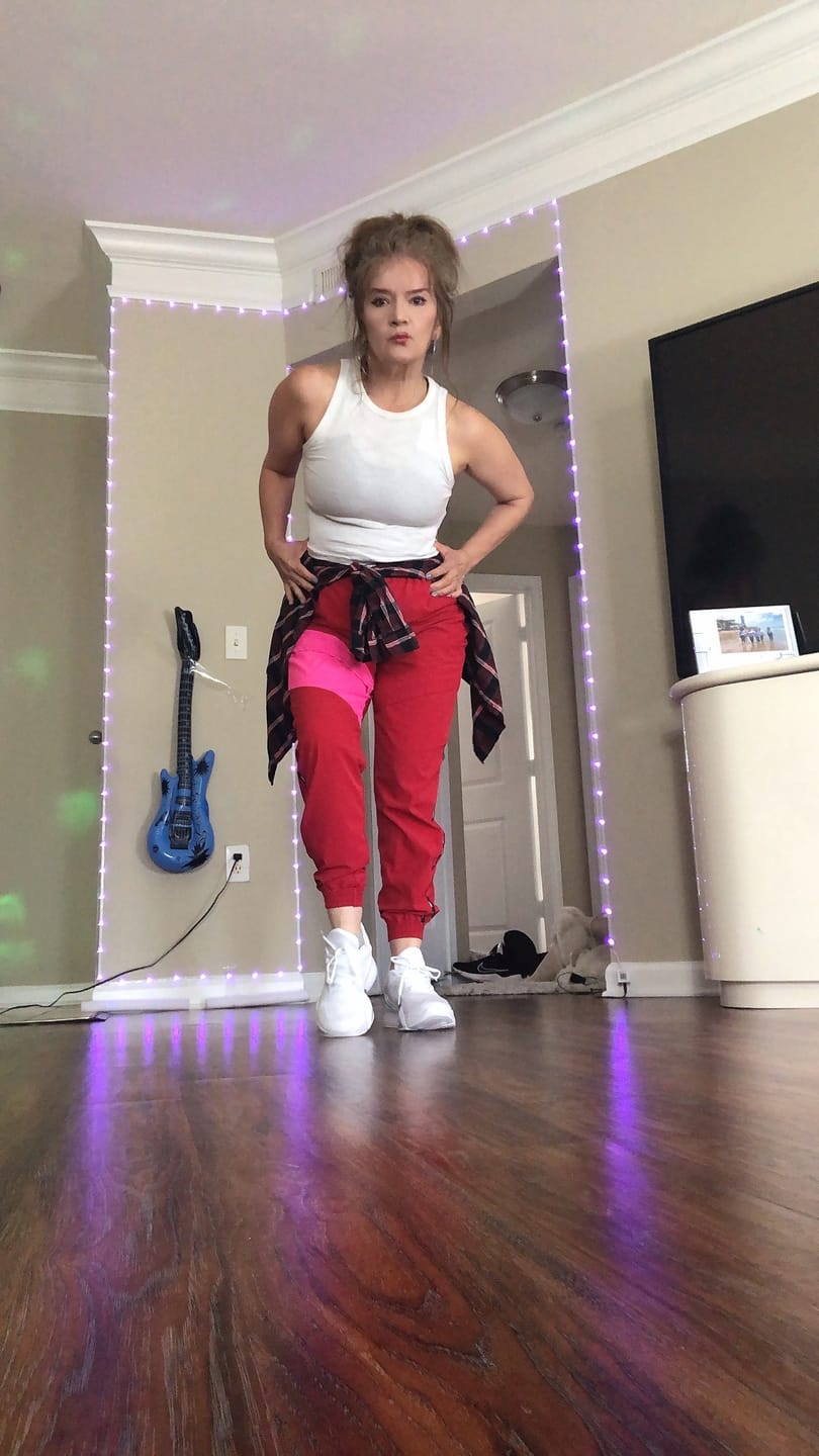 Customer photo review of Zumba Air Stomp Remix II - White