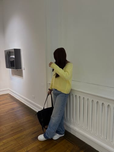 Customer photo review of SWEATER HAILEY AMARILLO