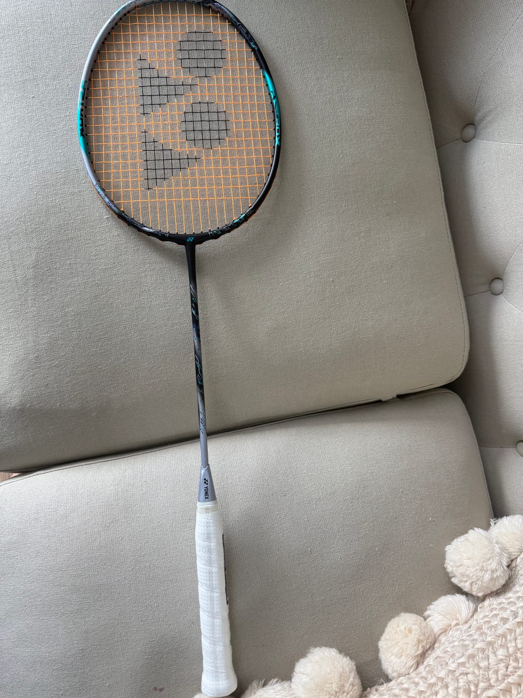 Customer photo review of Yonex ASTROX 88D PRO Unstrung Badminton Racket [Black/Silver]
