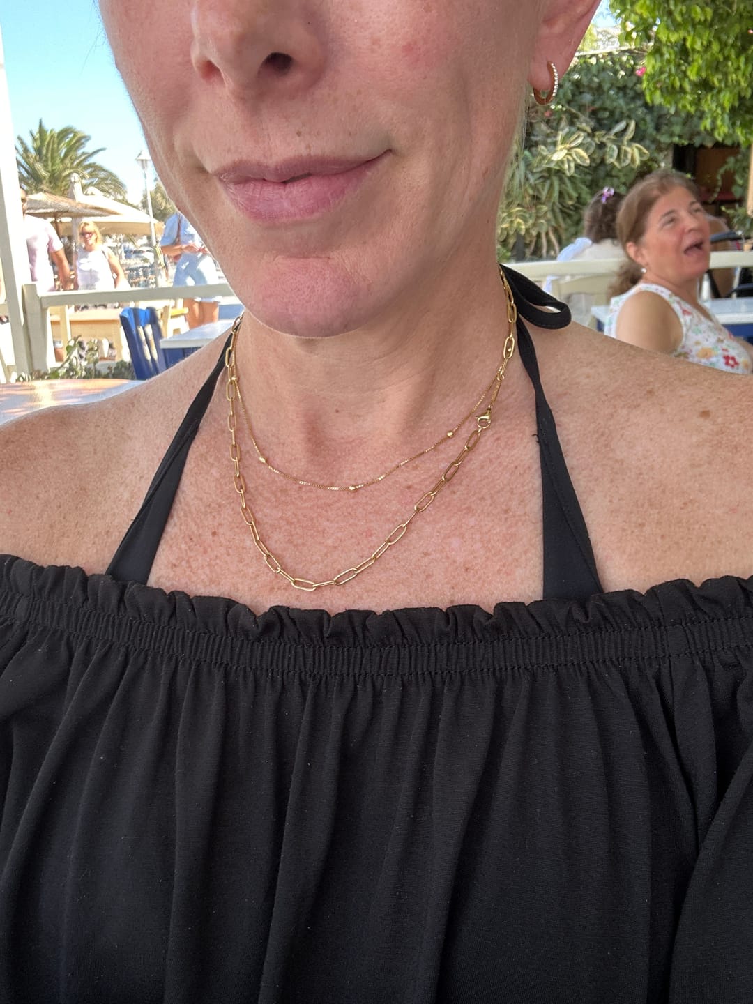 Customer photo review of Paperclip Necklace