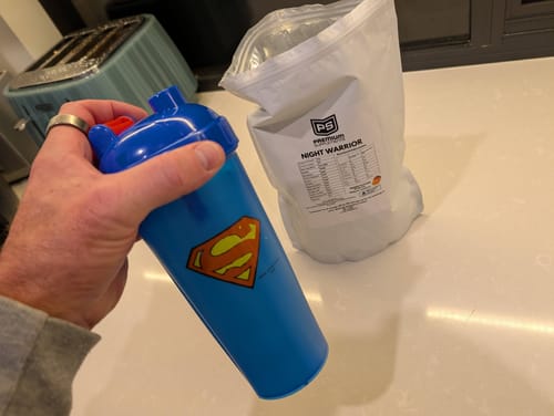 Customer photo review of Night warrior Caffeine-free Pre-workout