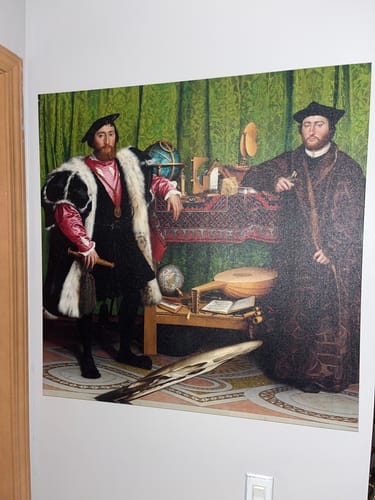 Customer photo review of The Ambassadors | Hans Holbein the Younger | 1533