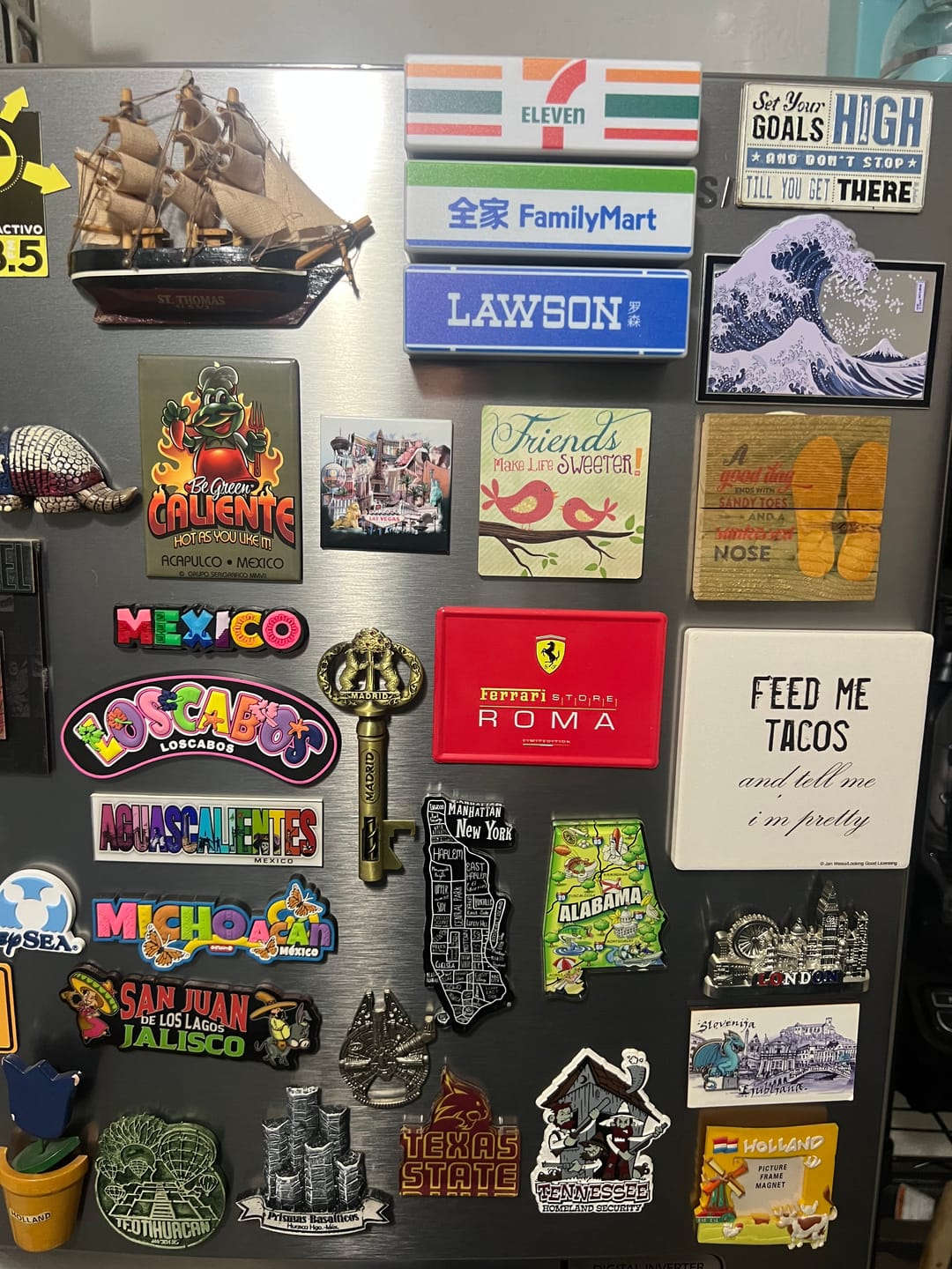 Customer photo review of Konbini LightBox Magnets