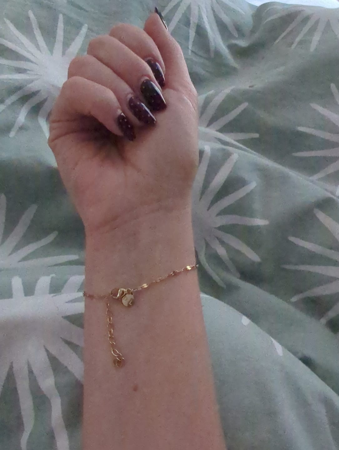 Customer photo review of Single Dainty Bracelet
