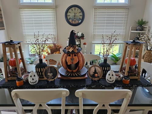 Customer photo review of Flameless Pumpkin Candles