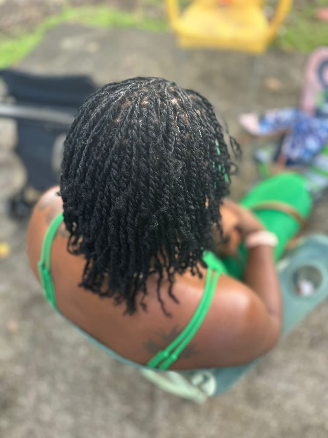 Customer photo review of Mousse coiffante onctueuse - MANGO AFRIKA