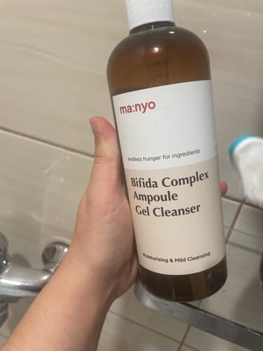 Customer photo review of Attīrošs gels ar bifidobaktērijām Manyo Bifida Complex Ampoule Gel Cleanser