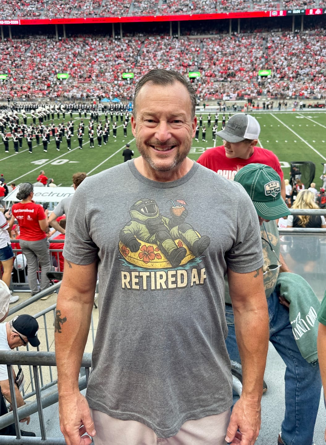 Customer photo review of Retired AF T-Shirt