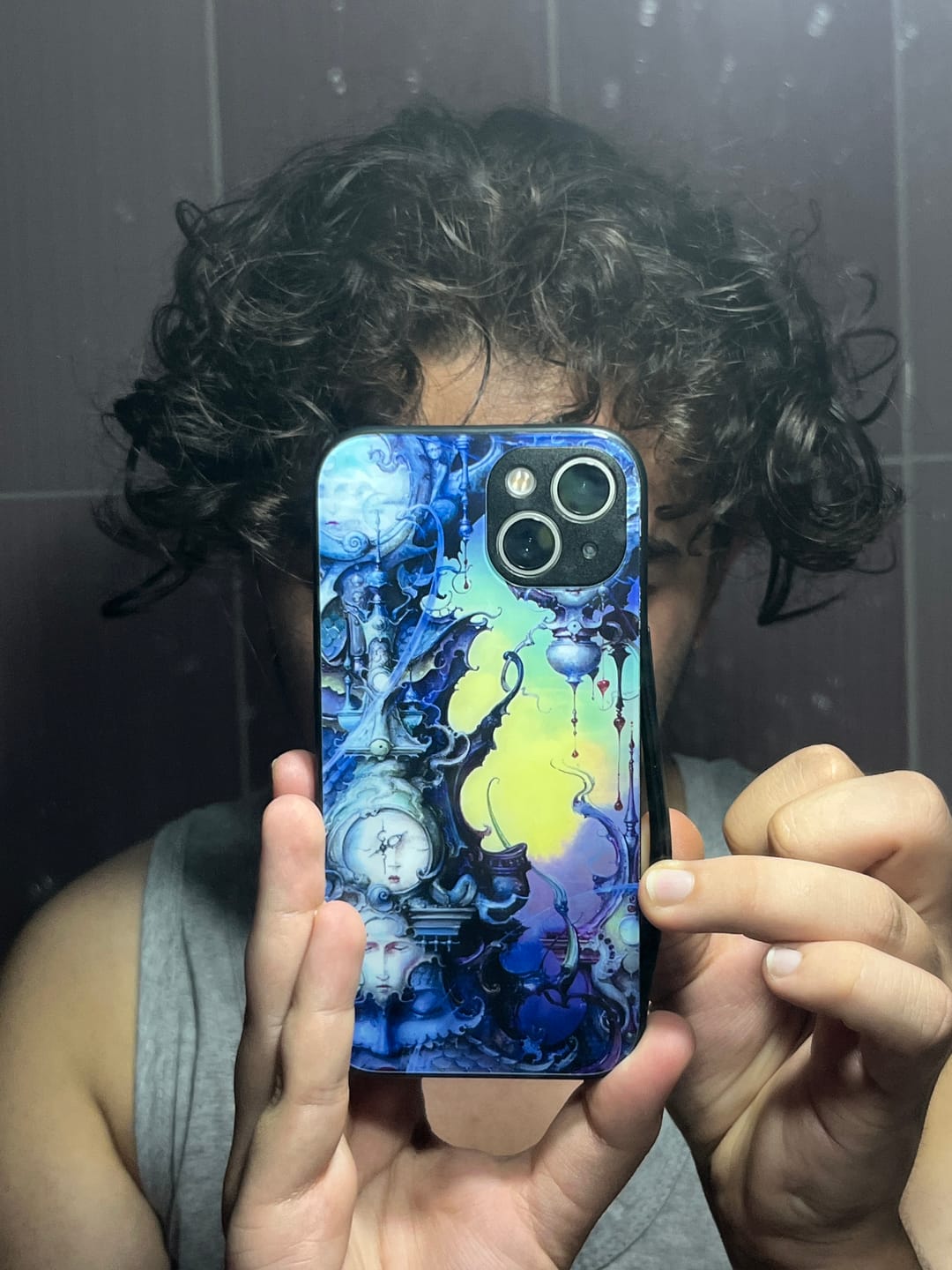 Customer photo review of "Kendin Tasarla" Cam Telefon Kılıfı