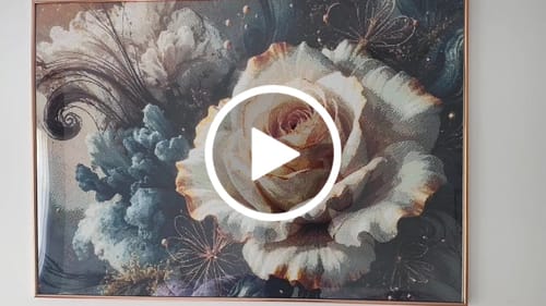 Customer video review of 5D Diamond Painting – Goldene Stille