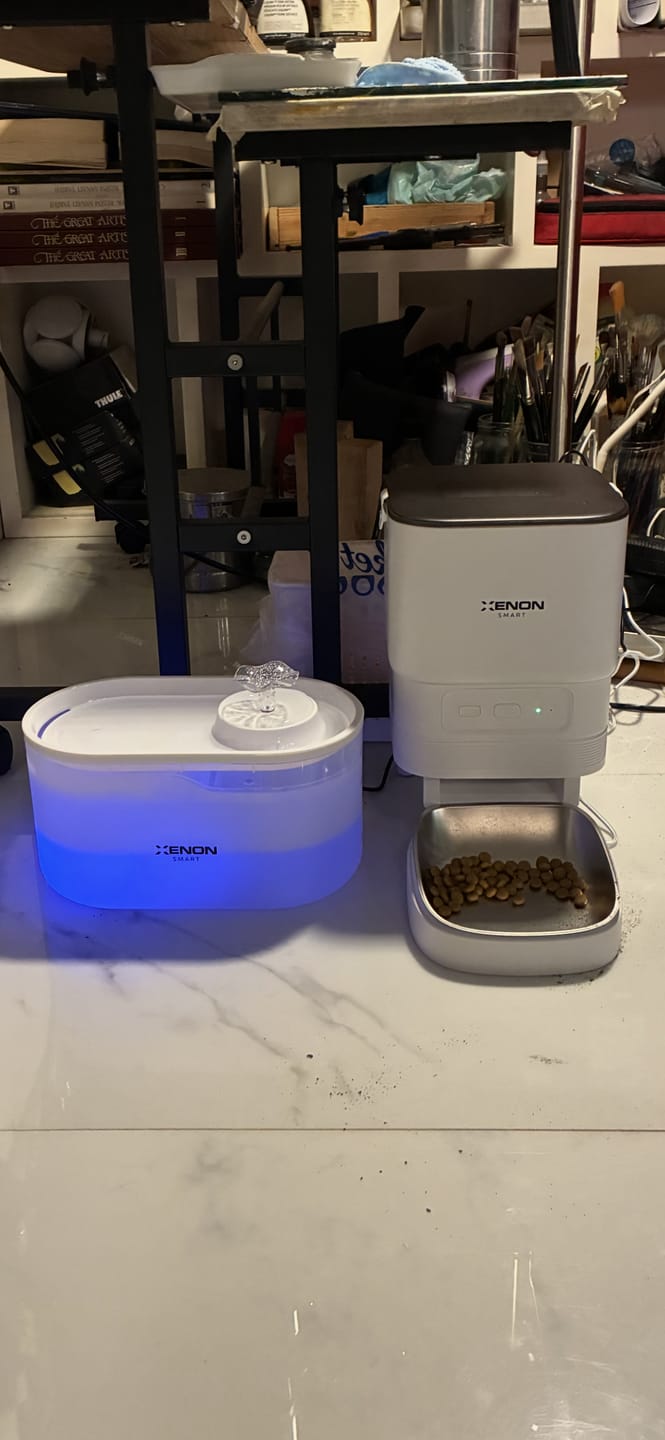 Customer photo review of Akıllı Kedi Su Pınarı Beyaz