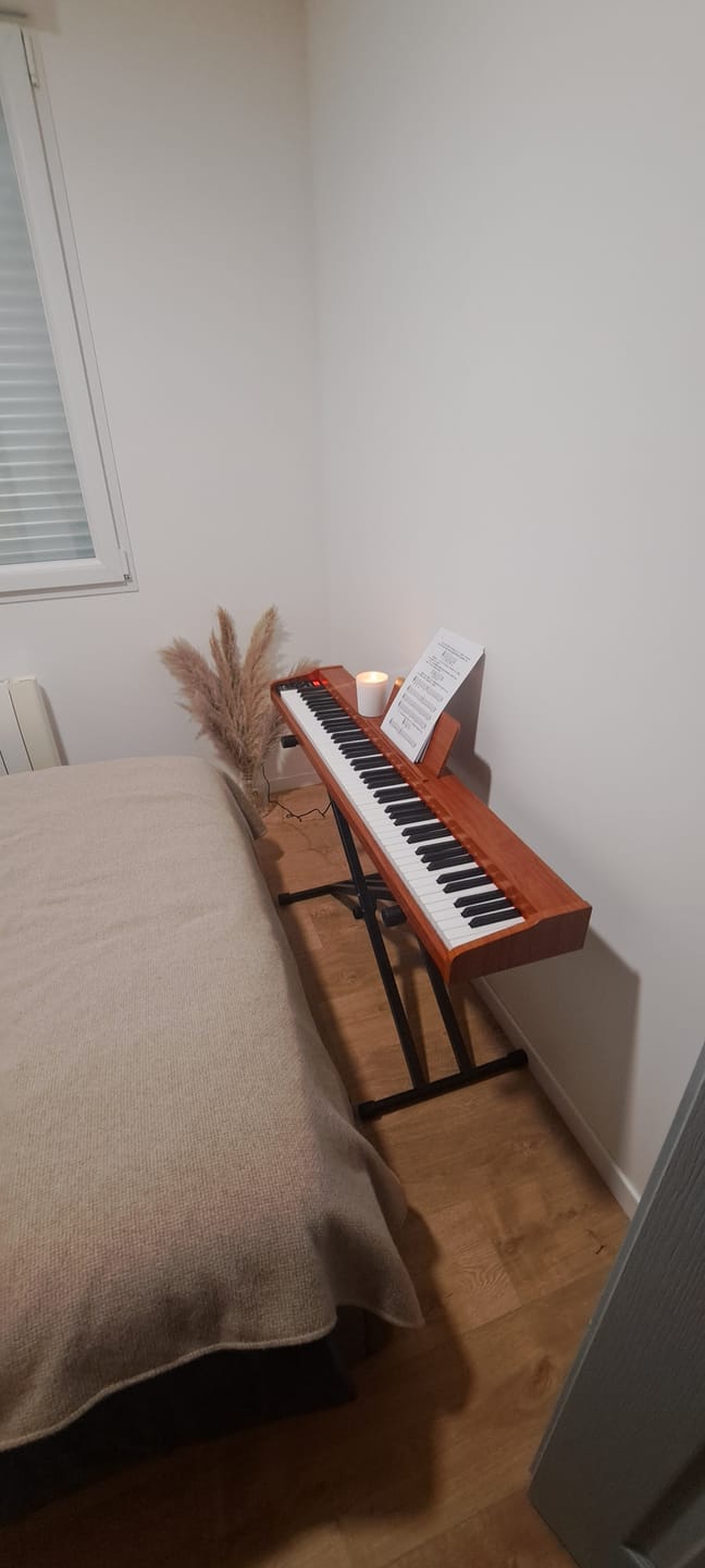 Customer photo review of Donner DEP-1S Semi-Lesté De Style Bois Piano Numérique