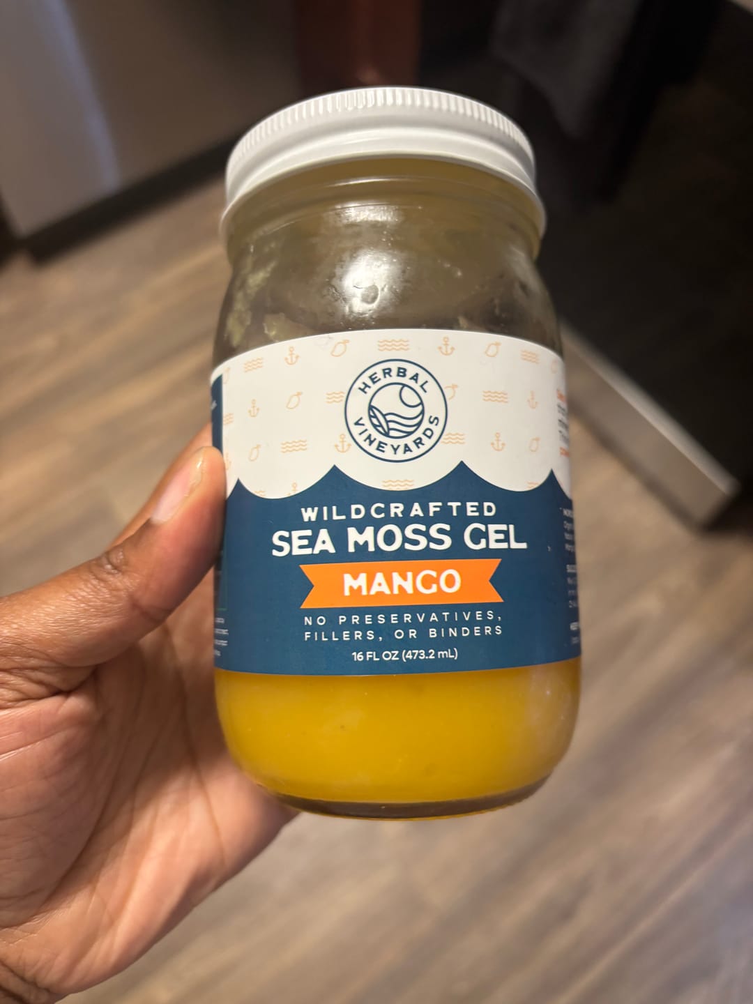 Customer photo review of EXCLUSIVE MANGO SEA MOSS GEL
