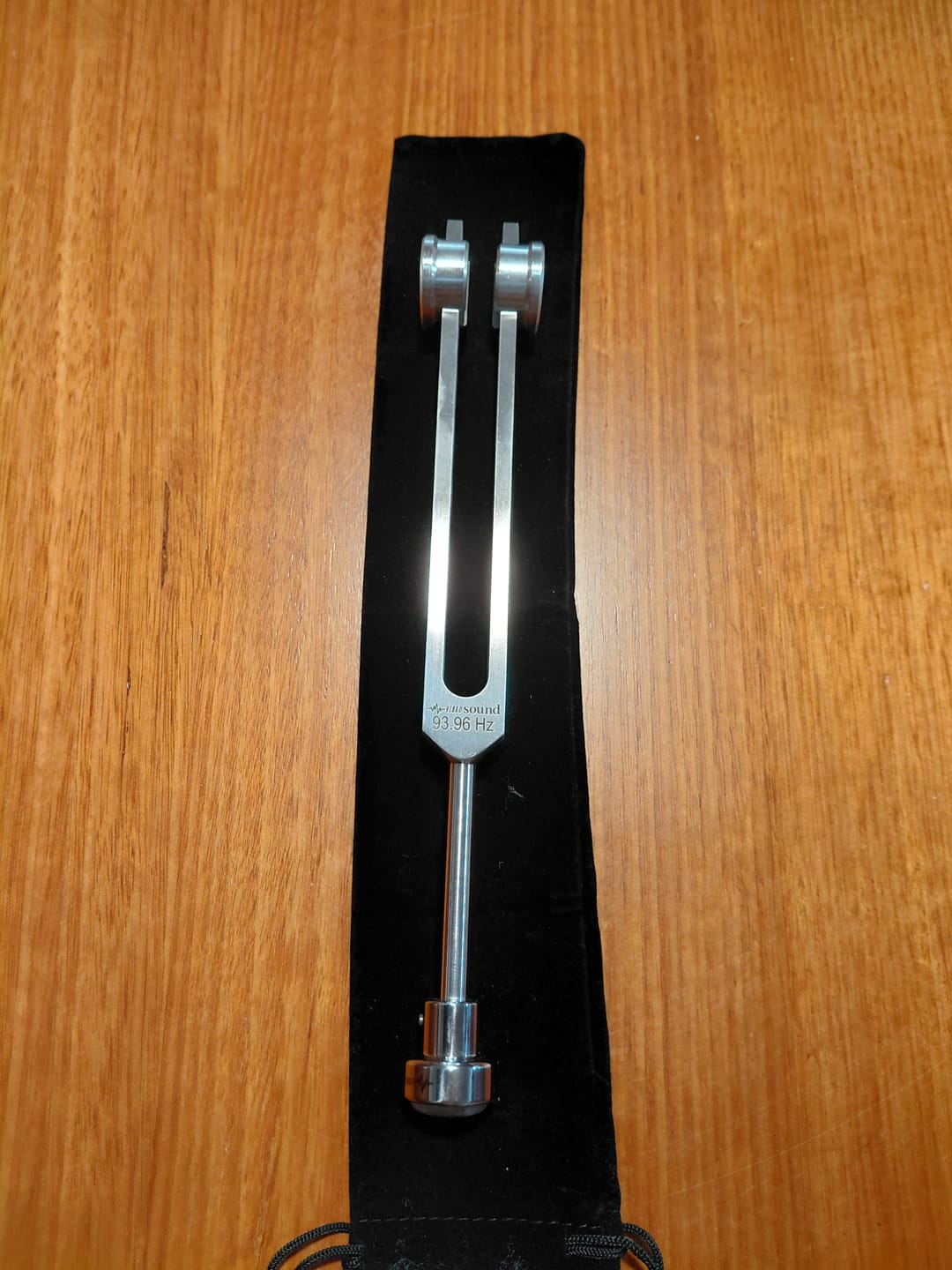 Customer photo review of 93.96hz (Sonic Toner) Weighted Tuning Fork