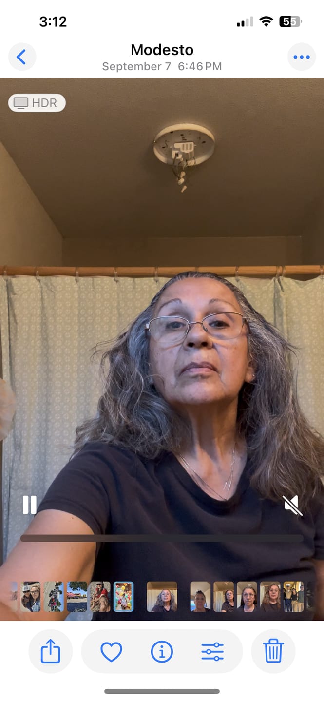 Customer photo review of Instant Dye Shampoo