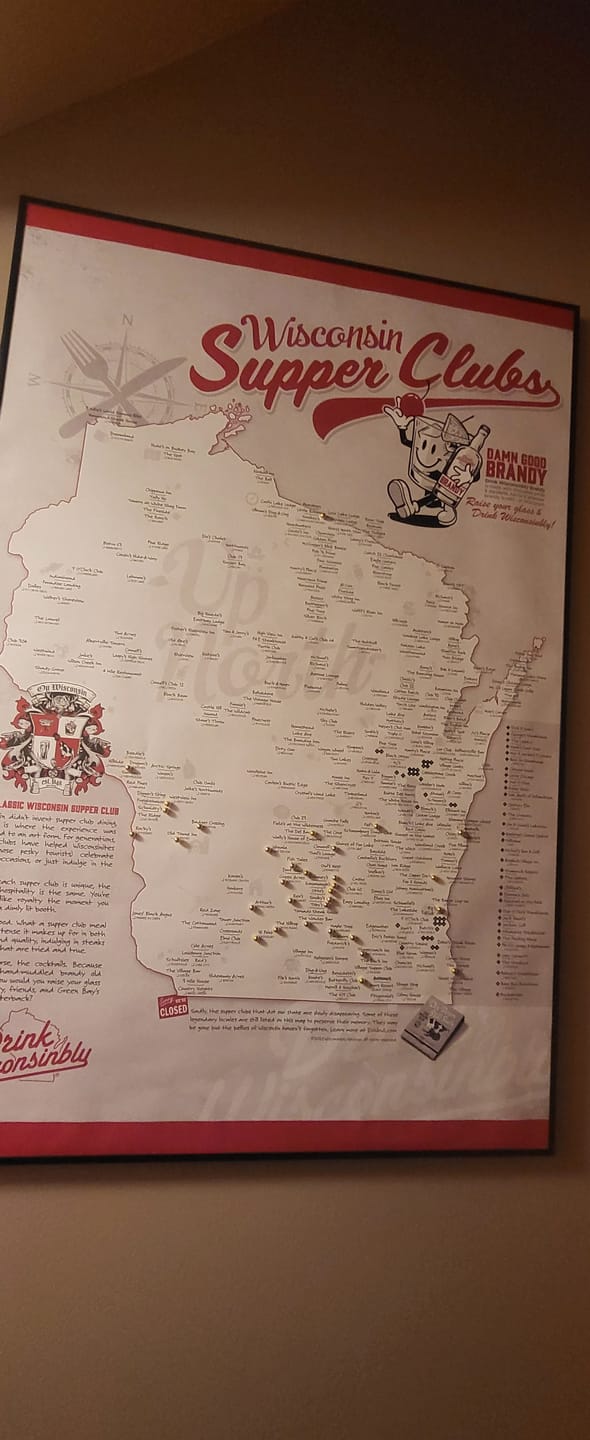 Customer photo review of Wisconsin Supper Clubs Poster