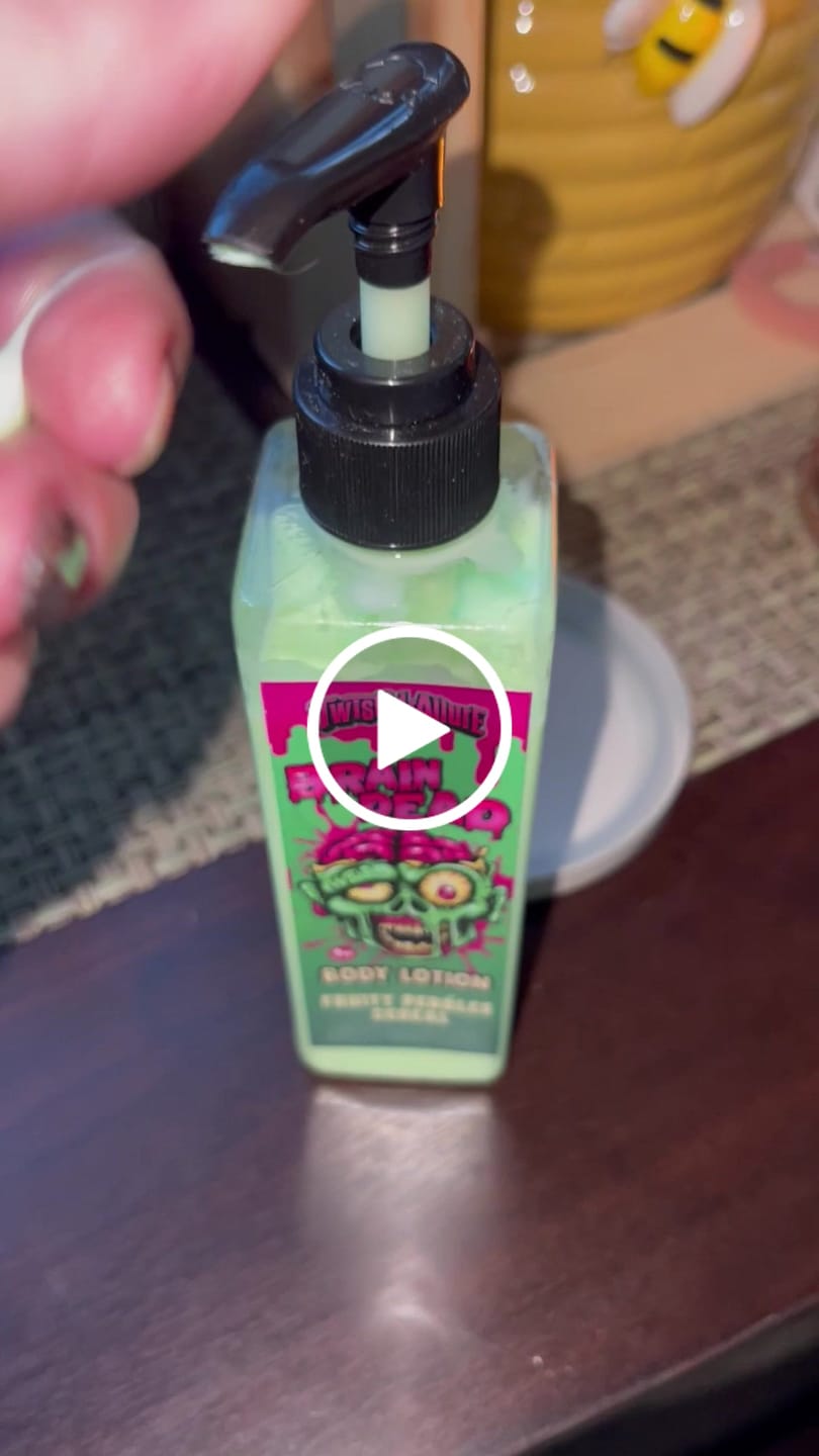 Customer video review of Brain Dead Body Lotion