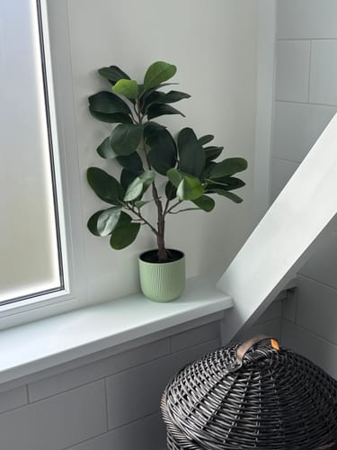Customer photo review of Bloempot Elho Vibes Fold rond 16 cm Sorbet Green