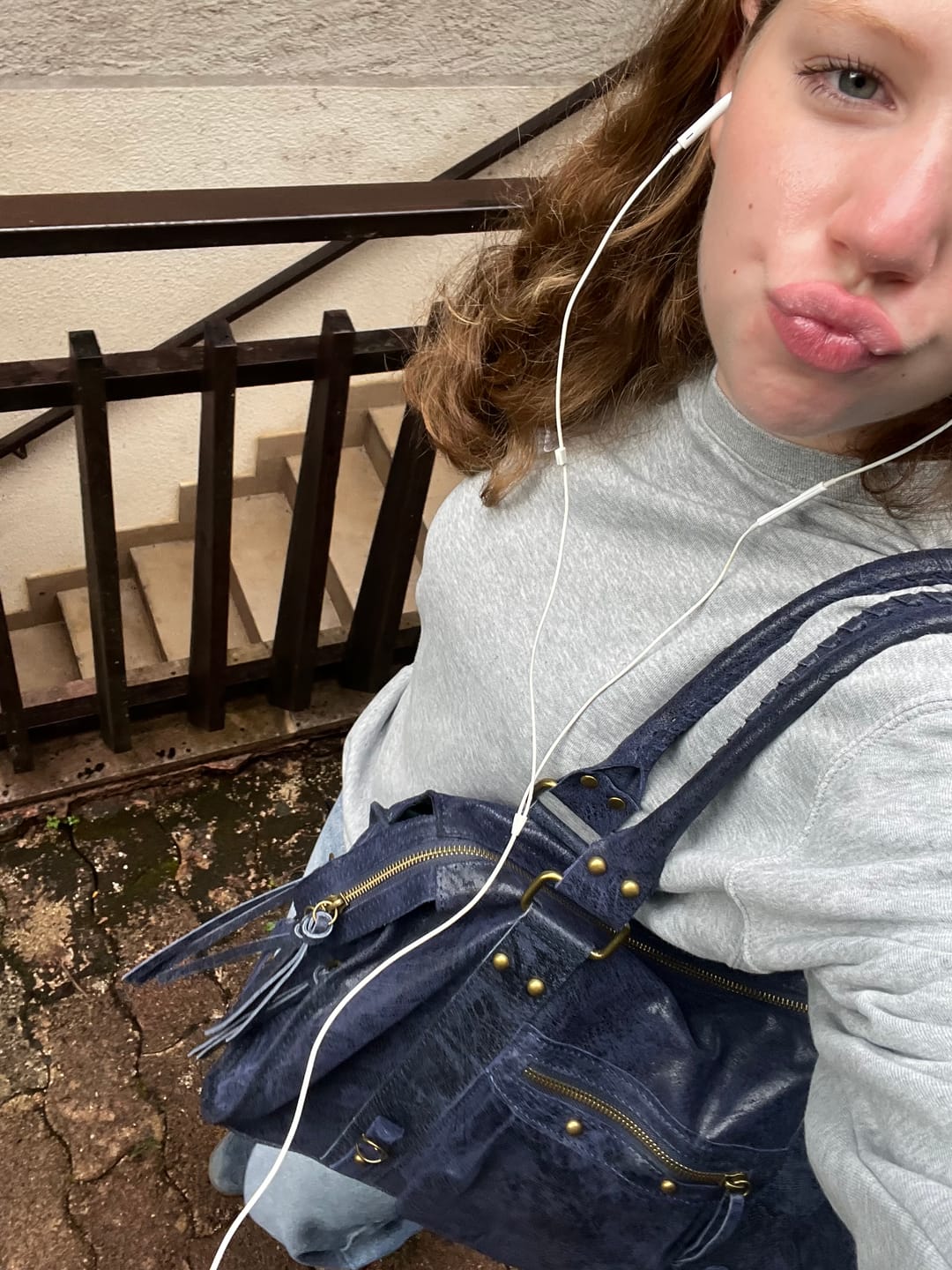 Customer photo review of It girl bag navy