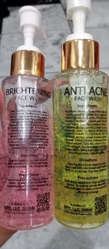 Customer photo review of Pigmentation Bundle: Face Wash & Melasma Cream Duo