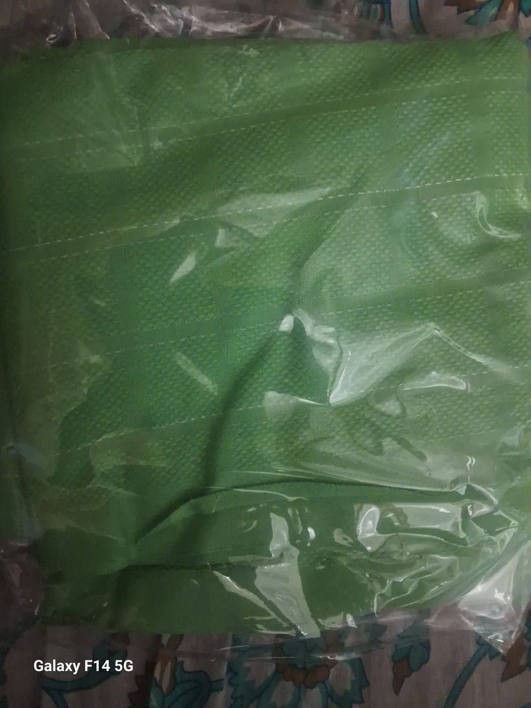 Customer photo review of Angela - 100% Cotton Checked Colour Bath Towels | Uathayam