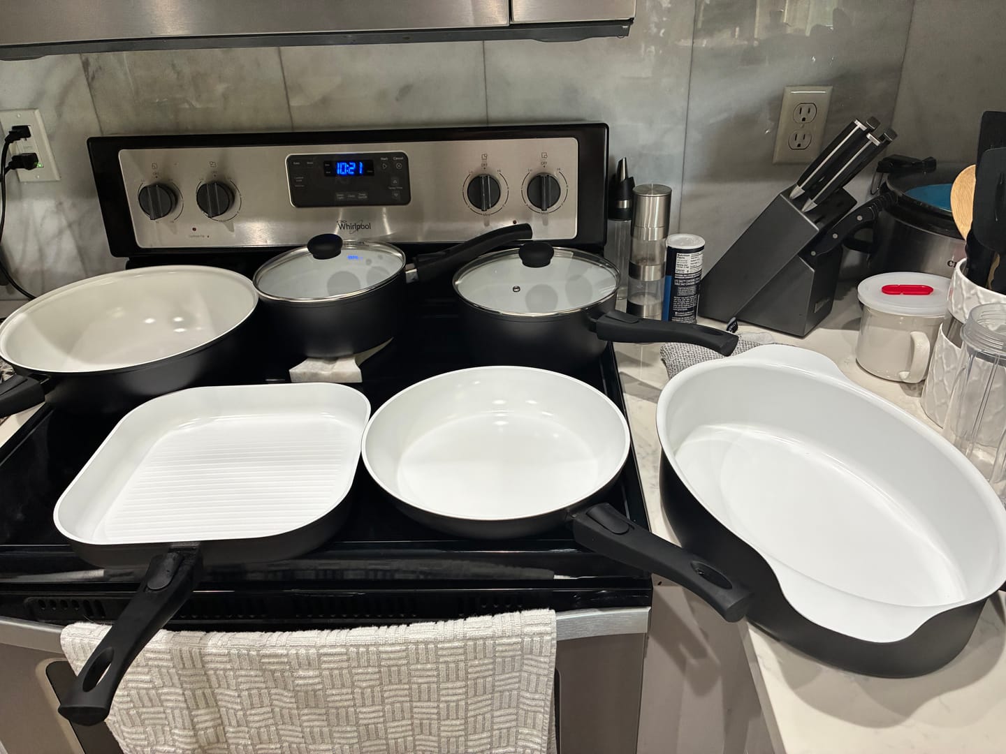 Customer photo review of P600 12" Ceramic-Coated Wok: Superior Non-Stick Performance for Every Meal