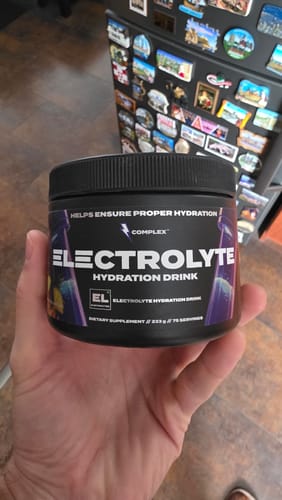 Customer photo review of Electrolyte Hydration Drink