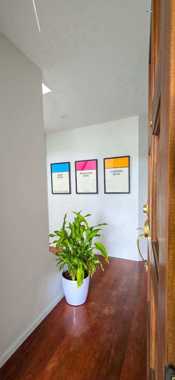 Customer photo review of Personalised Street Name Print