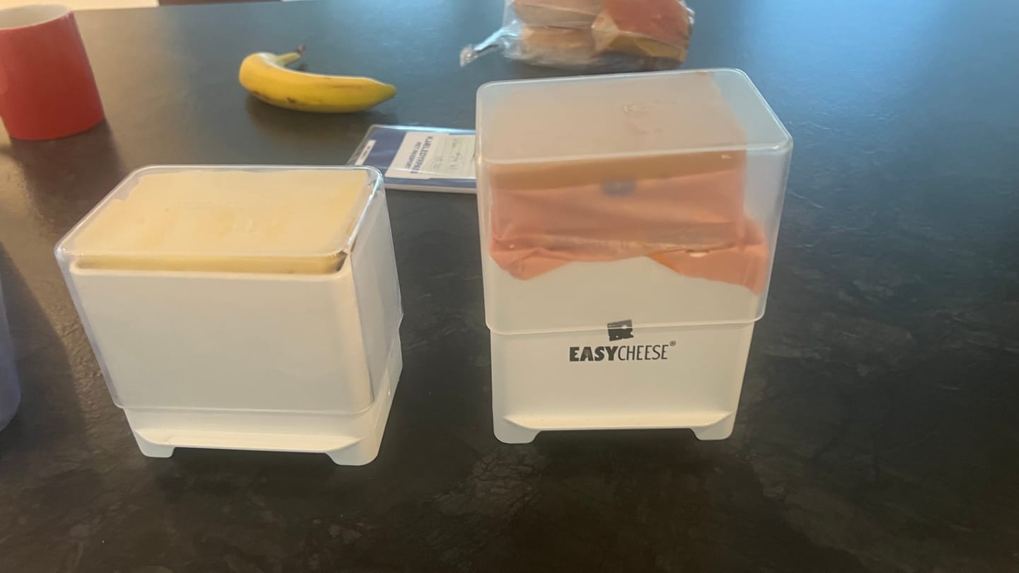 Customer photo review of EasyCheese® Osteklokke Original - Hvit