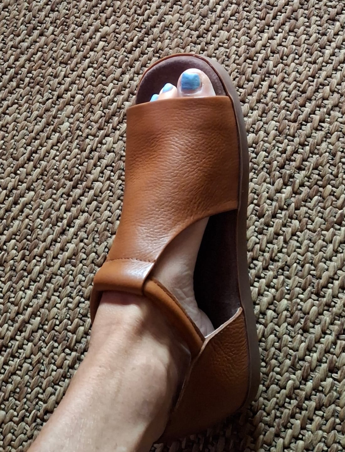 Customer photo review of Women Summer Soft Genuine Leather Flat Sandals