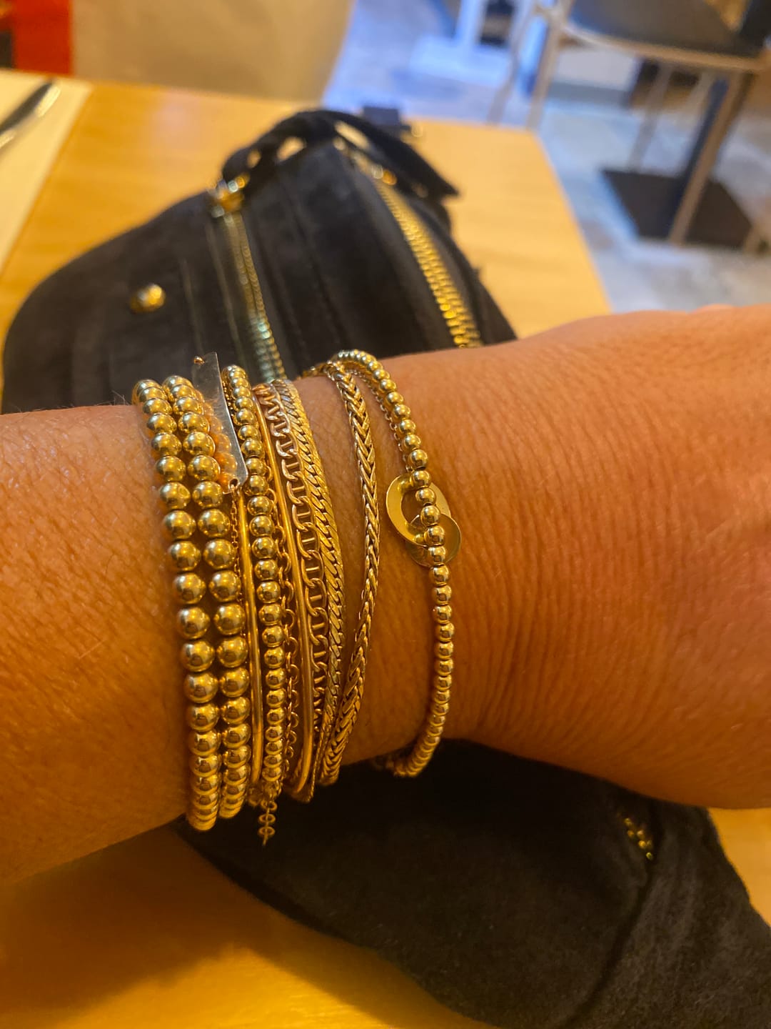 Customer photo review of Bracelet Femme Or
