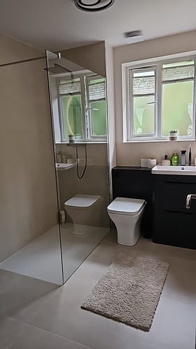 Customer photo review of Pride 1150mm 2-Drawer Vanity & WC Combination Unit Set - Soft Black