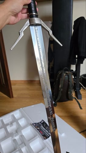 Customer photo review of Geralt of Rivia's Silver Sword - The Witcher
