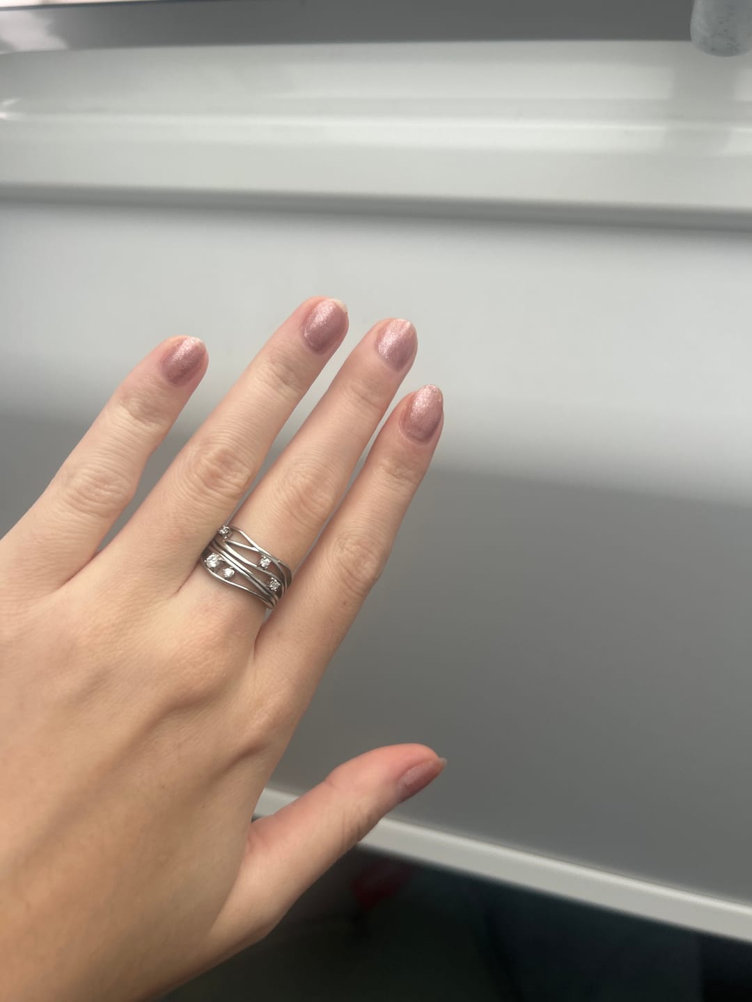 Customer photo review of 5 Stone Ring | 18K vergoldet