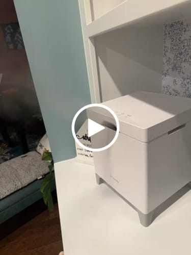 Customer video review of Carepod Cube Plus X50V - Sanitizing Warm + Cool Mist Stainless Steel Humidifier