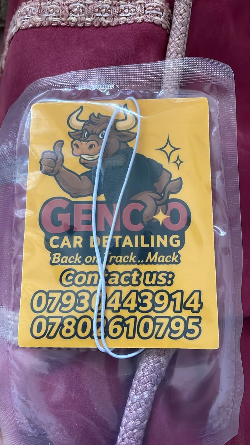Customer photo review of Promotional Car Air Fresheners - Custom Shape With Your Logo